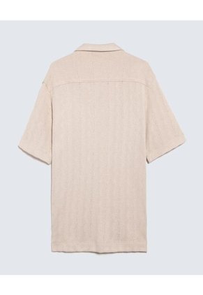 Camisa Resort En Tejido Tricot  Para Hombre Piel Seven Seven