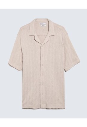 Camisa Resort En Tejido Tricot  Para Hombre Piel Seven Seven