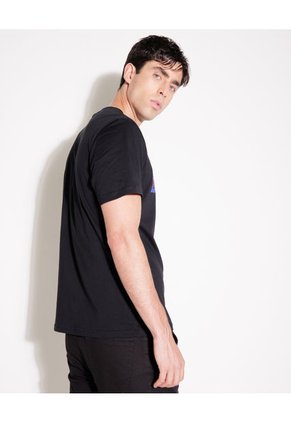 Camiseta Para Hombre Manga Corta Color Negro Marca Seven Seven #45092225