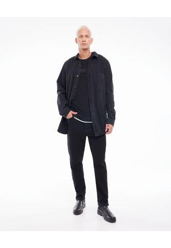 Jean Para Hombre Regular Color Negro Marca Seven Seven #45160467 Seven Seven