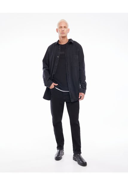 Jean Para Hombre Regular Color Negro Marca Seven Seven #45160467