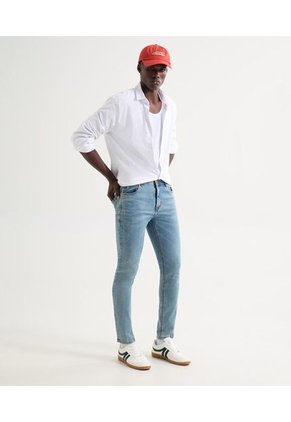 Jean Para Hombre Skinny Color Azul Medio Marca Seven Seven #45160599