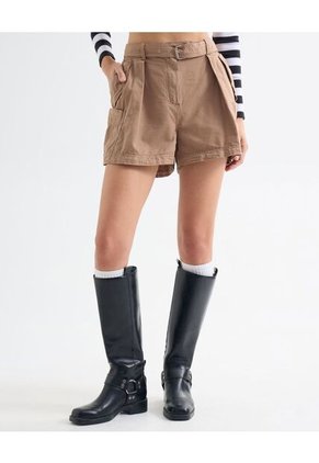 Short Para Mujer Color Camel Marca Seven Seven #28191047