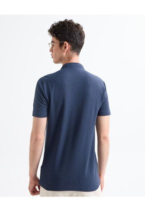 Polo Para Hombre Cuello Mao  Color Azul Oscuro Marca Seven Seven #45110856