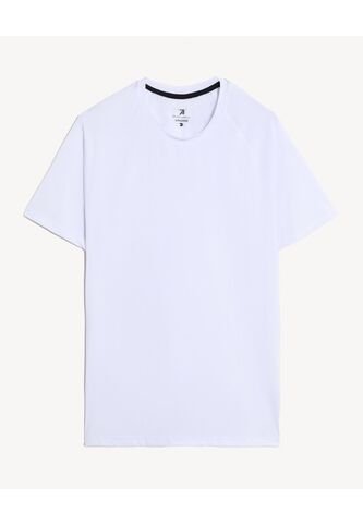 Camiseta  Para Hombre Manga Corta Cuello Redondo Color Blanco Marca Seven Seven #45092576 Seven Seven