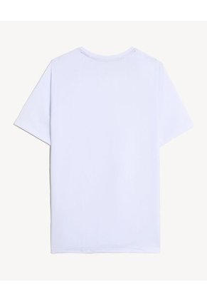 Camiseta  Para Hombre Manga Corta Cuello Redondo Color Blanco Marca Seven Seven #45092576