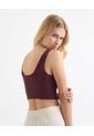 Camiseta Para Mujer Manga Sisa Color Vino Marca Seven Seven #28096047 de Seven Seven