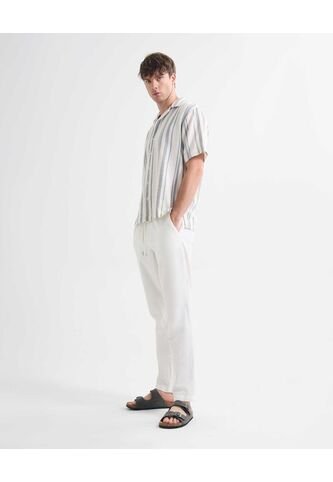 Jogger Casual  Para Hombre Marfil Seven Seven Seven Seven