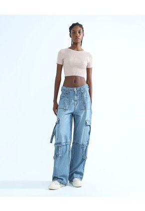 Camiseta Para Mujer Manga Corta Color Rosa  Marca Seven Seven #28095723