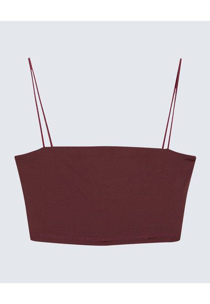 Camiseta Para Mujer Manga Sisa Color Vino Marca Seven Seven #28096052