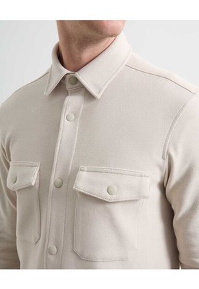 Camisa Para Hombre  Color Beige Marca Seven Seven #45012130
