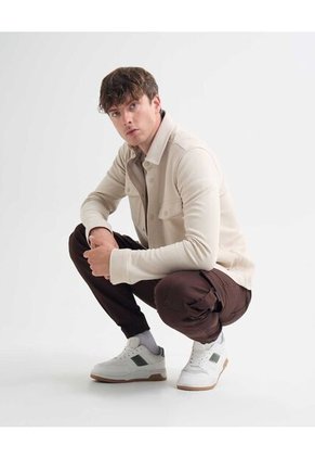 Camisa Para Hombre  Color Beige Marca Seven Seven #45012130