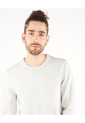 Saco Para Hombre Cuello Redondo Color Gris  Marca Seven Seven #45330193