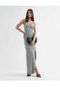 Vestido Tejido  Para Mujer Gris Seven Seven de Seven Seven
