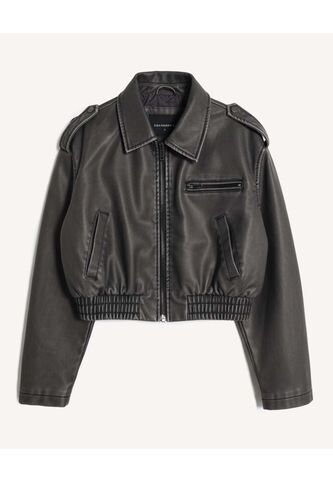 Chaqueta  Para Mujer Bomber Color Negro Marca Seven Seven #28081018 Seven Seven