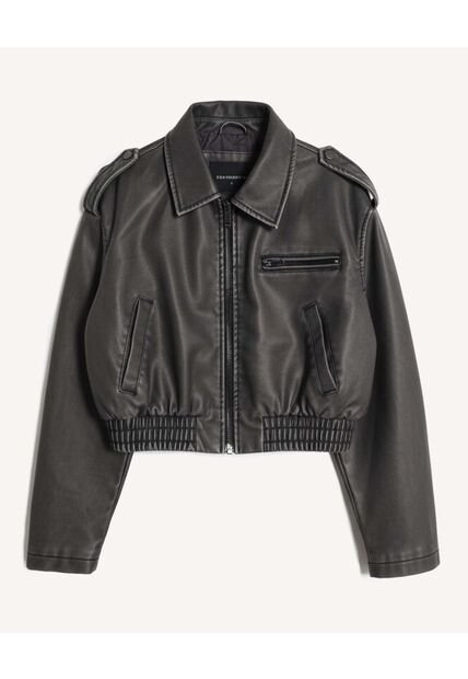 Chaqueta  Para Mujer Bomber Color Negro Marca Seven Seven #28081018