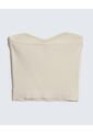 Crop Top Strapless  Para Mujer Crudo Seven Seven de Seven Seven