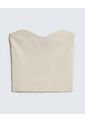 Crop Top Strapless  Para Mujer Crudo Seven Seven de Seven Seven
