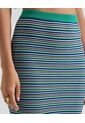 Falda Midi Tejida  Para Mujer Verde Seven Seven de Seven Seven