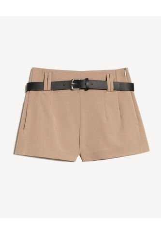 Short Para Mujer Multiusos Plano Color Taupe Marca Seven Seven #28191091 Seven Seven