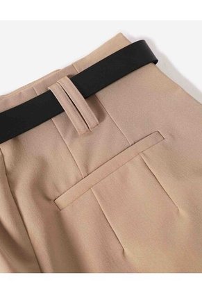 Short Para Mujer Multiusos Plano Color Taupe Marca Seven Seven #28191091