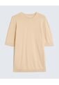 Camiseta Para Hombre Manga Corta Cuello Redondo Color Beige Marca Seven Seven #45092694 de Seven Seven