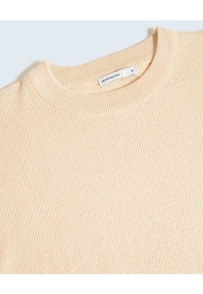 Camiseta Para Hombre Manga Corta Cuello Redondo Color Beige Marca Seven Seven #45092694