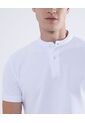 Polo Para Hombre Cuello Mao  Color Blanco Marca Seven Seven #45110844 de Seven Seven
