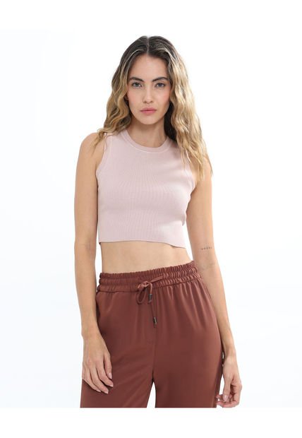 Camiseta Para Mujer Manga Sisa Color Rosa Marca Seven Seven #28095879