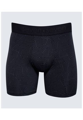 Boxer Para Hombre Filete Medio Color Negro Marca Seven Seven #45000362