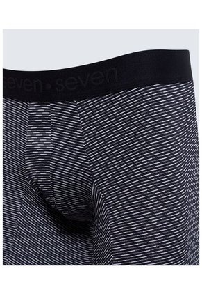 Boxer Para Hombre Filete Medio Color Negro Marca Seven Seven #45000362