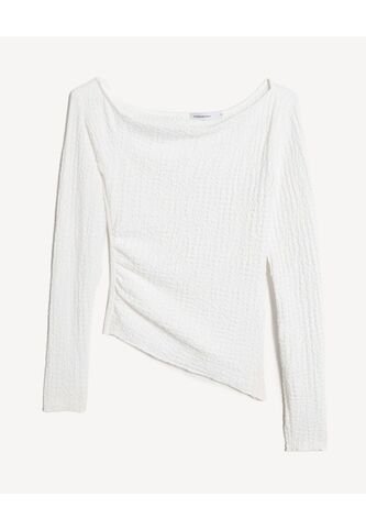 Camiseta  Para Mujer Manga Larga Moda Color Hueso Marca Seven Seven #28096632 Seven Seven