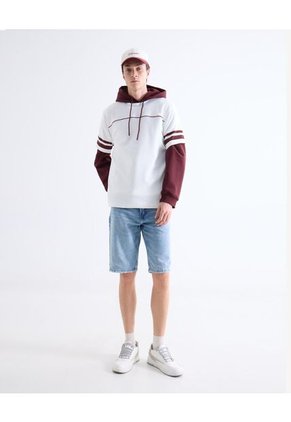 Camiseta  Para Hombre Manga Corta Cuello Redondo Color Marfil Marca Seven Seven #45092849