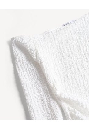 Camiseta  Para Mujer Manga Larga Moda Color Hueso Marca Seven Seven #28096632