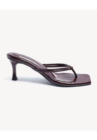Sandalias Para Mujer Tacon Color Vino Marca Seven Seven #28690095 Seven Seven
