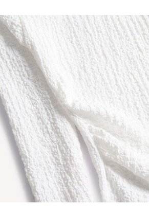 Camiseta  Para Mujer Manga Larga Moda Color Hueso Marca Seven Seven #28096632