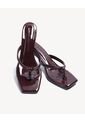 Sandalias Para Mujer Tacon Color Vino Marca Seven Seven #28690095 de Seven Seven