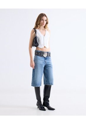 Blusa  Para Mujer Manga Sisa Color Marfil Marca Seven Seven #28124103