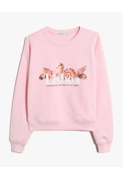 Buzo  Para Mujer Cuello Redondo Color Rosa Marca Seven Seven #28060473