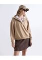 Buzo  Para Mujer Hoodie Color Camel Marca Seven Seven #28060465 de Seven Seven