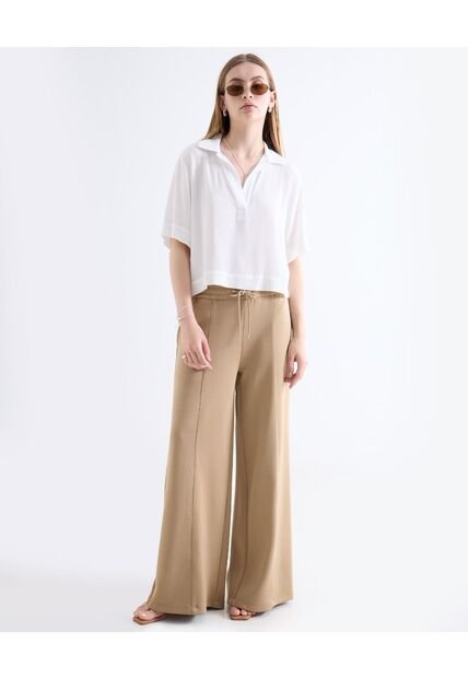 Pantalón  Para Mujer Moda Color Camel Marca Seven Seven #28071963