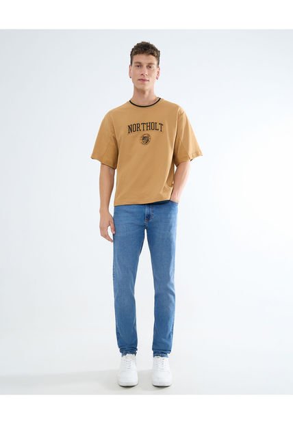 Jean Para Hombre Skinny Color Azul Medio Marca Seven Seven #45160540