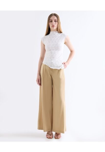 Pantalón  Para Mujer Moda Color Camel Marca Seven Seven #28072006