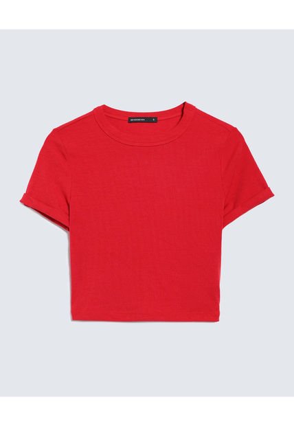 Camiseta Para Mujer Manga Corta Color Rojo Marca Seven Seven #28095923
