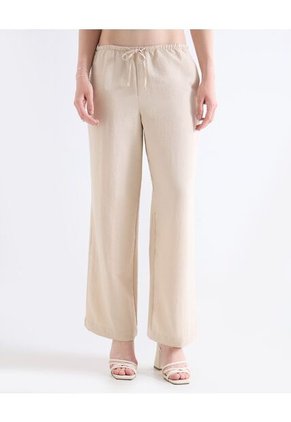 Pantalón  Para Mujer Moda Color Crema Marca Seven Seven #28072008