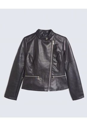 Chaqueta Para Mujer Pu Color Negro Marca Seven Seven #28080645