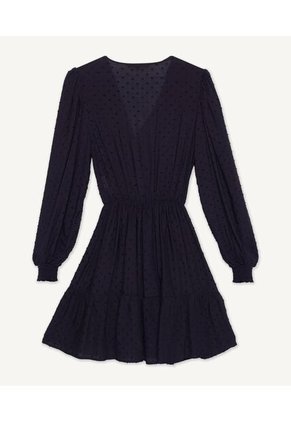 Vestido Para Mujer Manga Larga Color Negro Marca Seven Seven #28171181