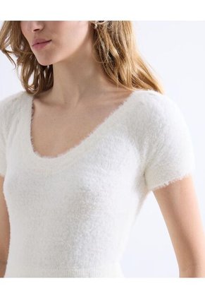 Camiseta  Para Mujer Manga Sisa Moda Color Blanco Marca Seven Seven #28096428