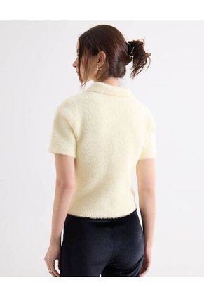 Camiseta  Para Mujer Manga Corta Moda Color Amarillo Marca Seven Seven #28096576