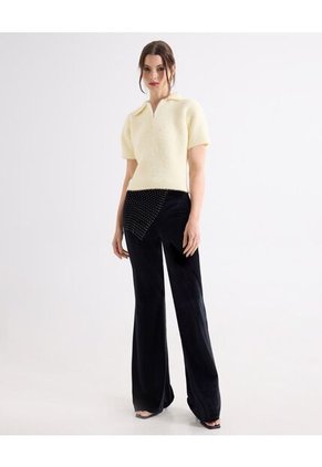 Camiseta  Para Mujer Manga Corta Moda Color Amarillo Marca Seven Seven #28096576